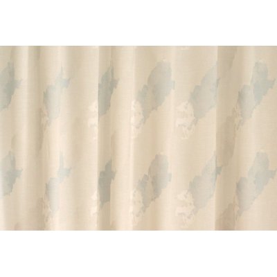 Kék mintás függöny