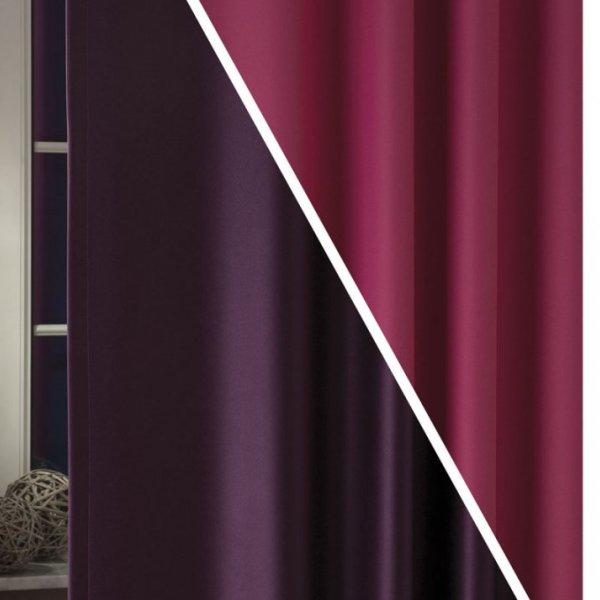 Kétoldalú Blackout lila-pink
