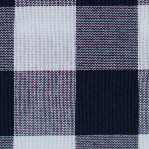 Sötétkék nagy kockás abrosz