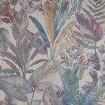 Színes nagyleveles függöny 2.