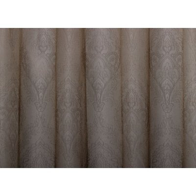 Barna csillogó klasszikus mintájú függöny