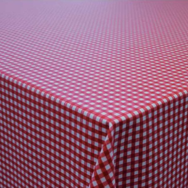 Piros kockás impregnált abrosz