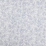 Pasztell szürkéskék leveles szőtt dekor