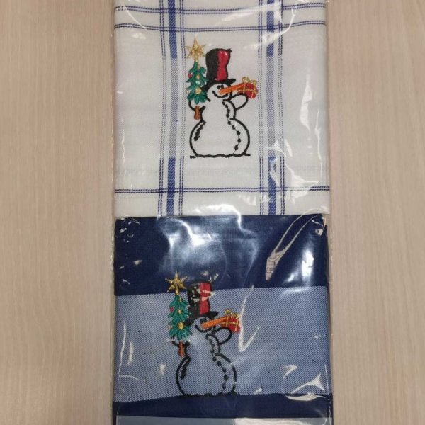 Kék hóemberes konyharuha (2 db/ csomag)