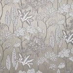 Drapp alapú szövött virágos dekor