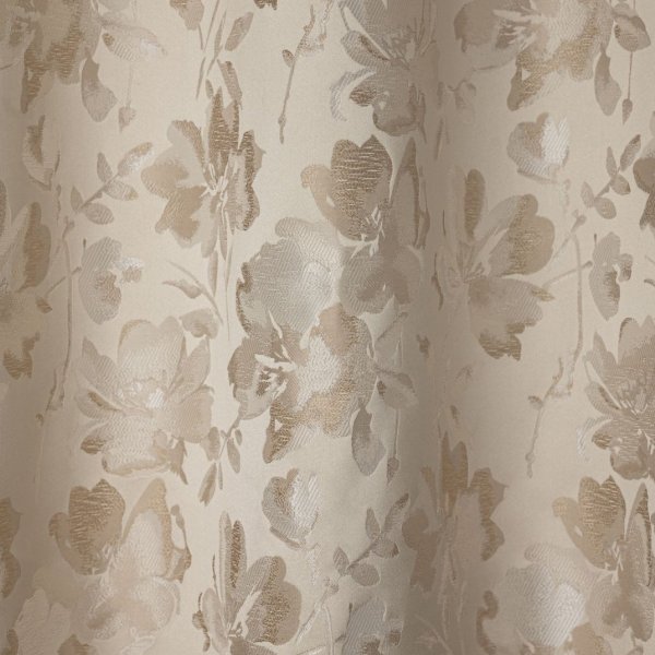 Világos arany virágos dekor