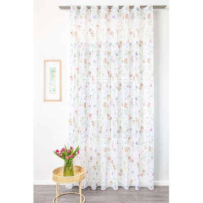 Mezei virágos voálfüggöny