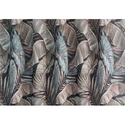 Színes nagyleveles függöny1.