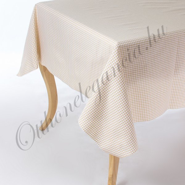 Drapp apró kockás abrosz