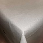 Csillogó drapp karácsonyi abrosz