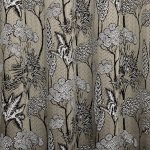 Fekete szövött virágos dekor