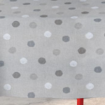 Drapp pöttyös impregnált abrosz