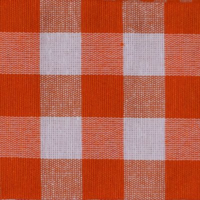 Narancssárga kockás abrosz