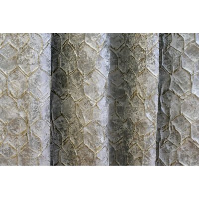 Sötét arany 3D mintás dekor