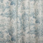 Vintage udvari élet dekor (kék)