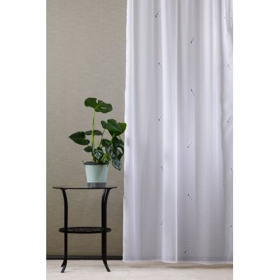 Kék apró mintás sablé függöny