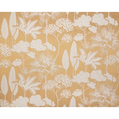 Sárga alapú szövött virágos dekor