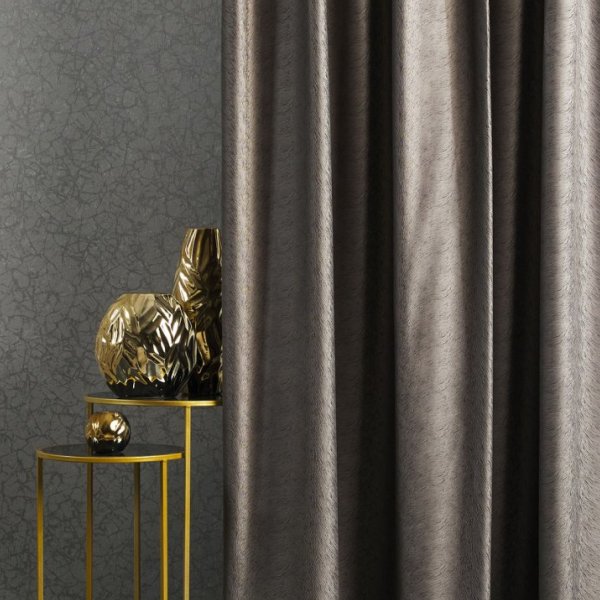 Szürke kalanderezett bársony