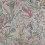 Színes nagyleveles függöny 1.