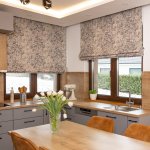 Drapp nagyvirágos dekor