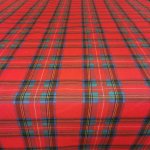 Karácsonyi kockás abrosz