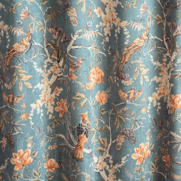 Bársonyos virágos-madaras dekor3.