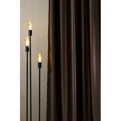 Nugát szatén fényű dekorfüggöny