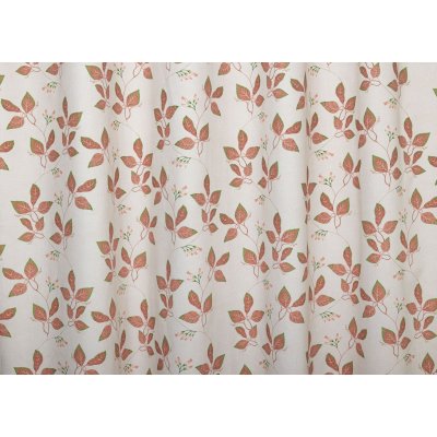 Tégla színű leveles dekor