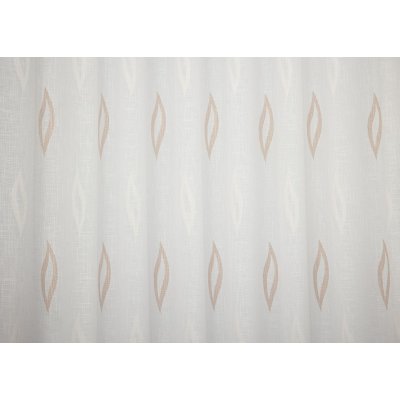 Drapp-fehér mintás függöny