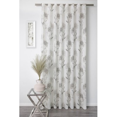 Szürke nagy virágos fényáteresztő