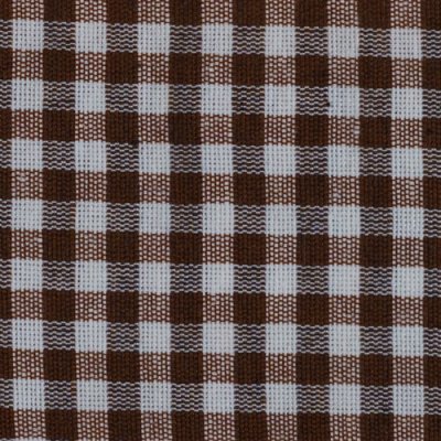 Barna apró kockás abrosz