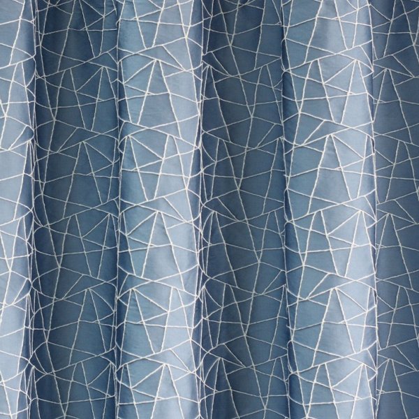 Geometriai mintás sötétkék dekor1.