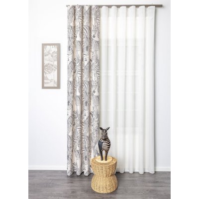 Natúr alapú zebra mintás dekor