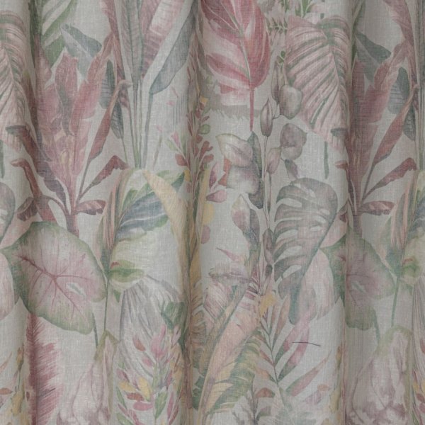 Színes nagyleveles függöny 1.