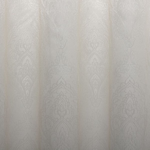 Ecrü csillogó klasszikus mintájú függöny