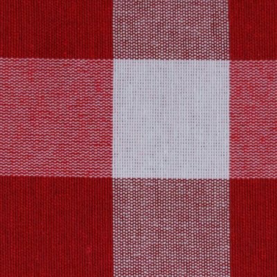 Piros nagykockás abrosz