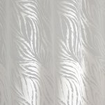 Fehér maratott csíkos függöny