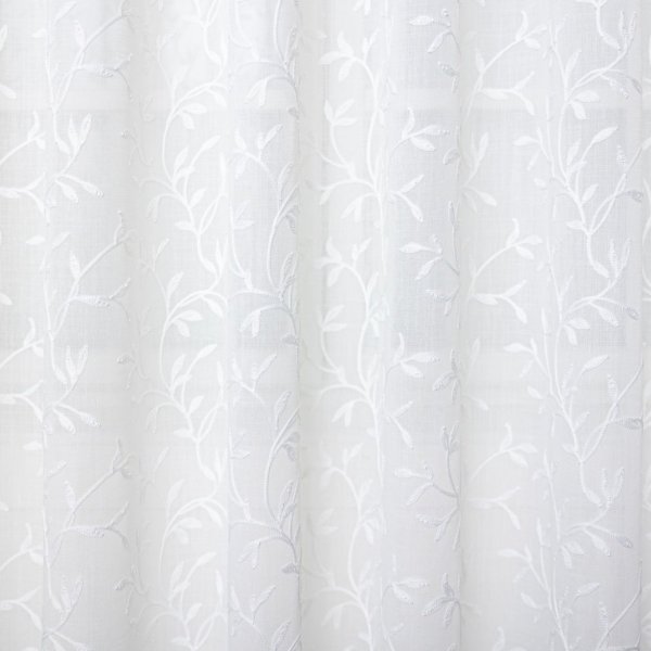 Hímzett leveles függöny1.