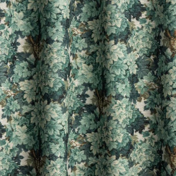 Türkiz retro virágos dekor