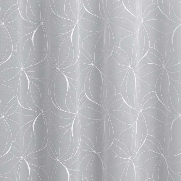 Modern hímzett virágos függöny