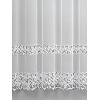 Két soron hímzett virágos sablé