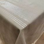 Drapp ezüst szállal szőtt abrosz