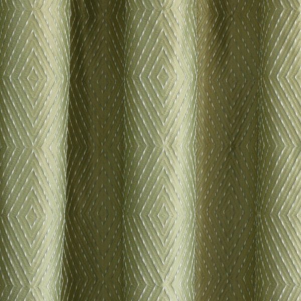 Zöld rombuszmintás dekor