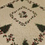 Karácsonyfás asztalközép