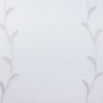 Ezüst leveles sablé függöny