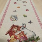 Nyuszis kisfutó 40x100 cm