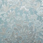 Türkiz nagyvirágos dekor