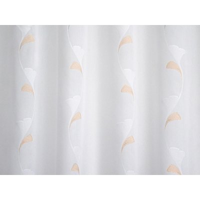 Drapp ginkgo leveles függöny