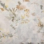 Szürke-barna virágos dimout