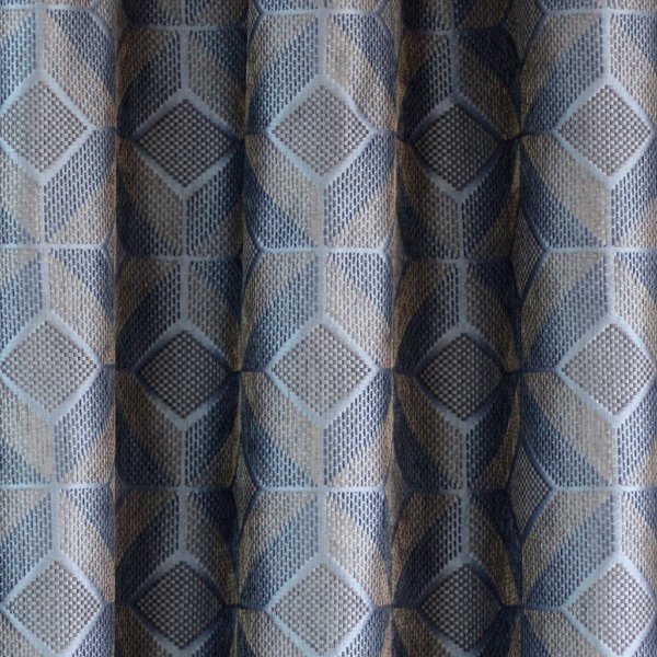 Geometriai mintás sötétkék dekor2.